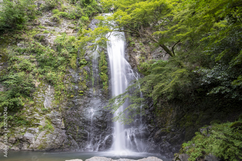 Fototapeta Naklejka Na Ścianę i Meble -  Minoh falls in Osaka, Japan in early summer