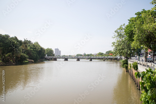 Nawarat Bridge across Ping River © nitinut380
