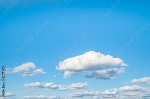Blue sky with cloud for background