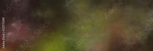 abstract painting background graphic with dark olive green, pastel brown and very dark green colors and space for text or image. can be used as header or banner