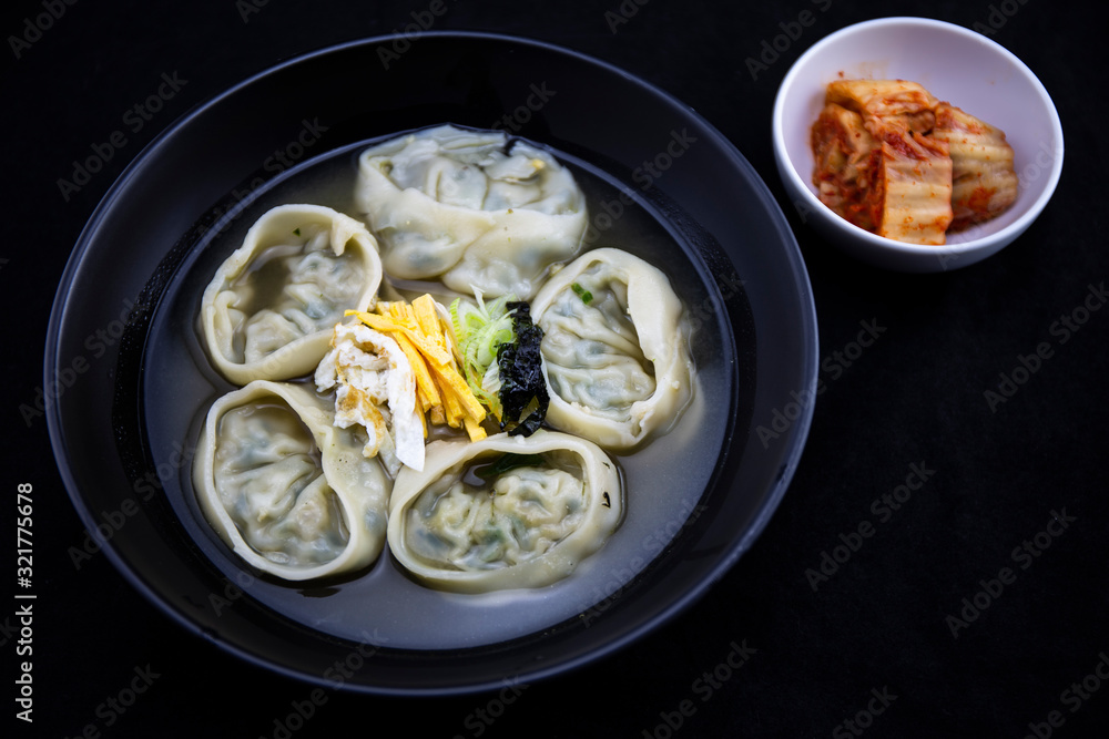 Dumpling soup which is called ManDutGuk in Korean