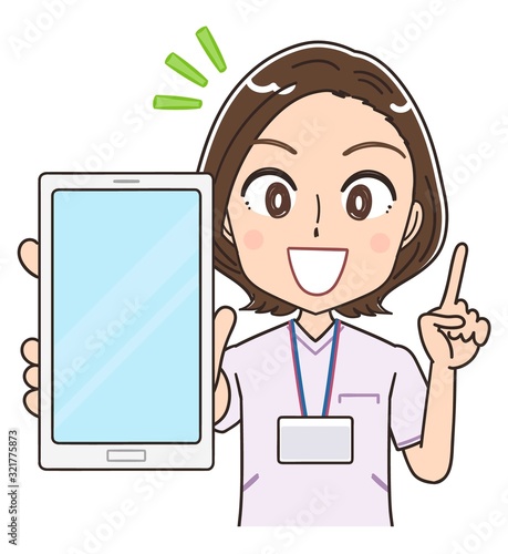 ナース 看護師 白衣 イラスト マンガ アニメ 先輩