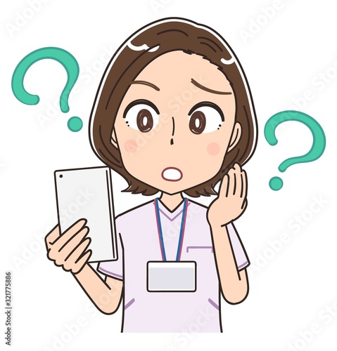 ナース 看護師 白衣 イラスト マンガ アニメ 先輩