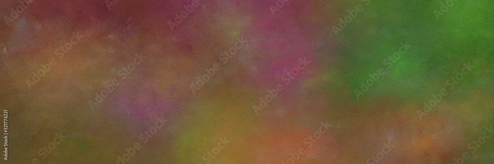 multicolor painting background graphic with dark olive green, old mauve and sienna colors. can be used as season card background or wall paper cover background