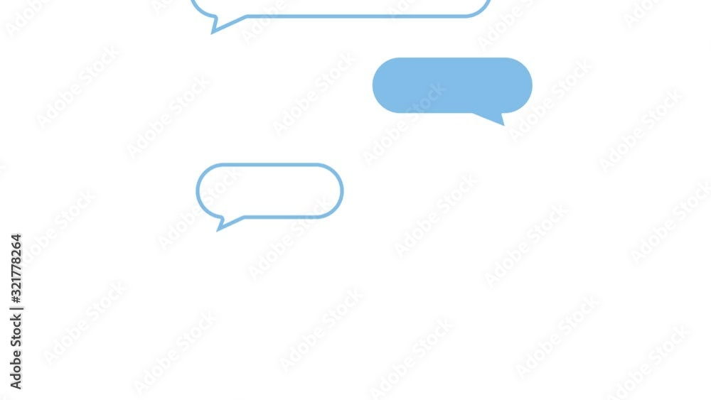 Correspondence between two people in Messager. Messages on a white background