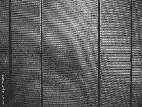 Distress old rusted peeled, scratсhed metal vector texture with crossed diaginal stripes. EPS8 illustration.