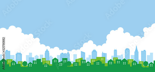 Illustration of cityscape by vector data_4