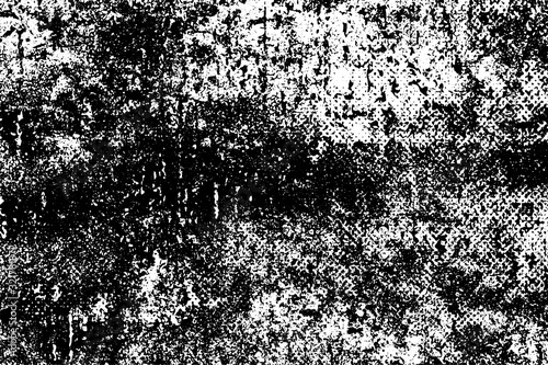Grunge black and white. Pattern of old, faded basics