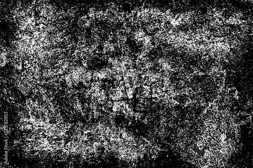 Grunge black and white. Pattern of old, faded basics