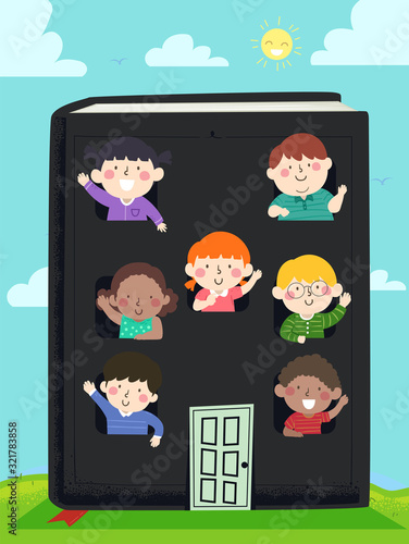 Kids Bible Building Illustr...