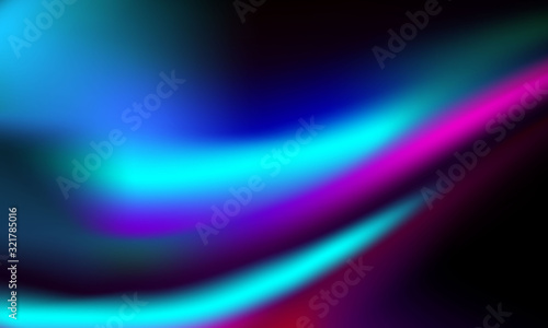 Abstract gradients neon waves banner template background.
