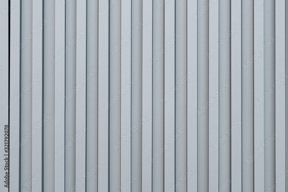 Fototapeta premium Aluminum row pattern wall background and texture
