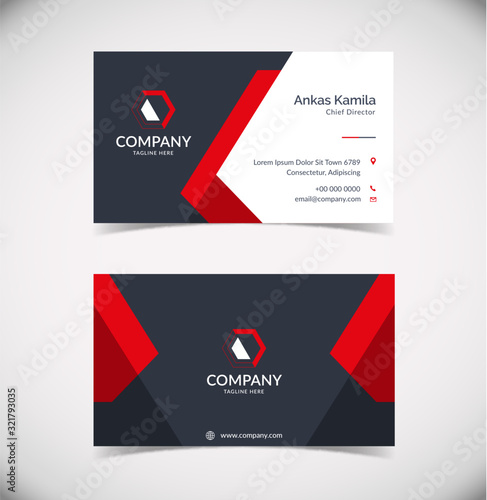 Modern Geometric Business Card Template