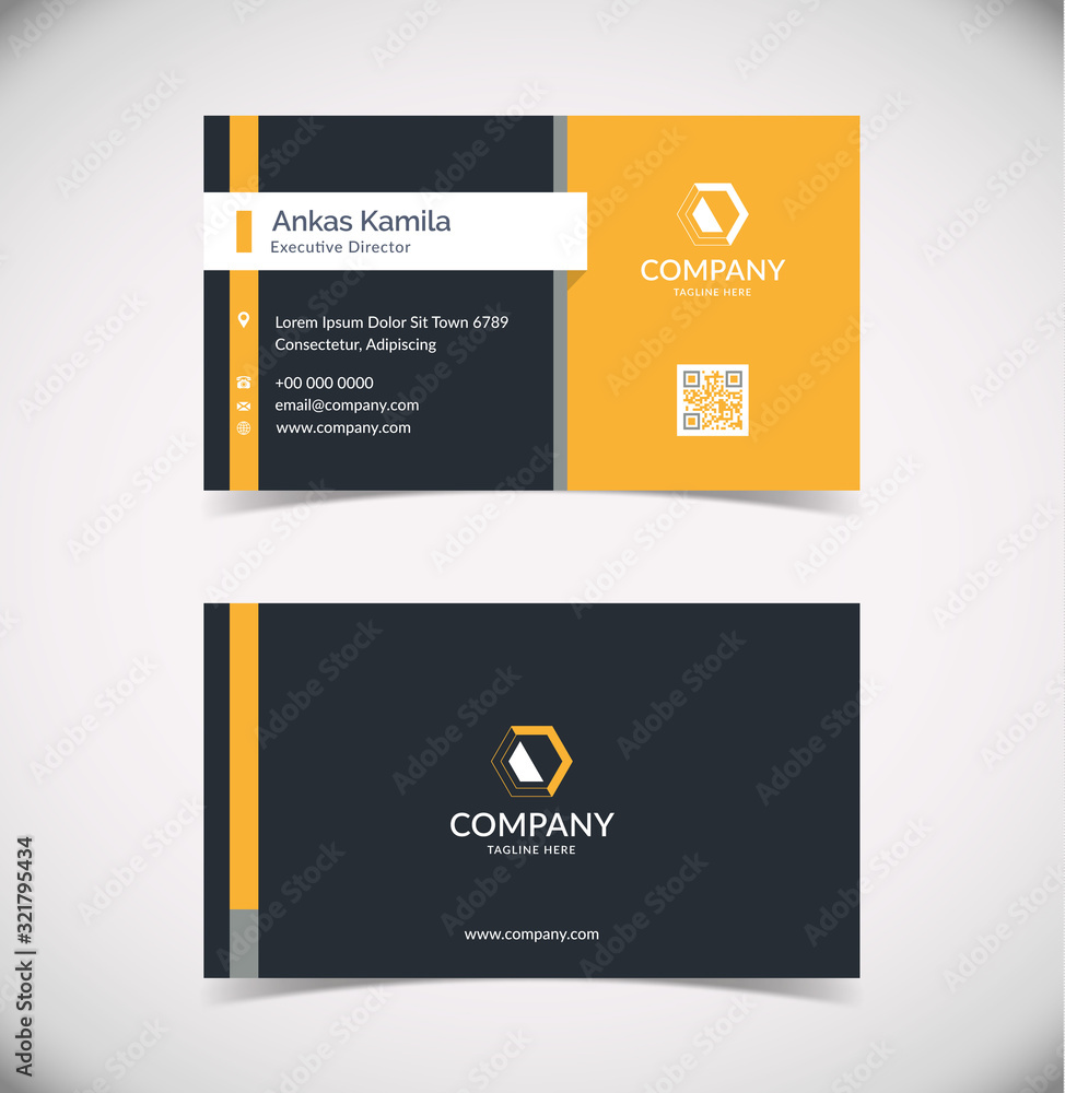 Modern Geometric Business Card Template Modern Geometric Business Card Template