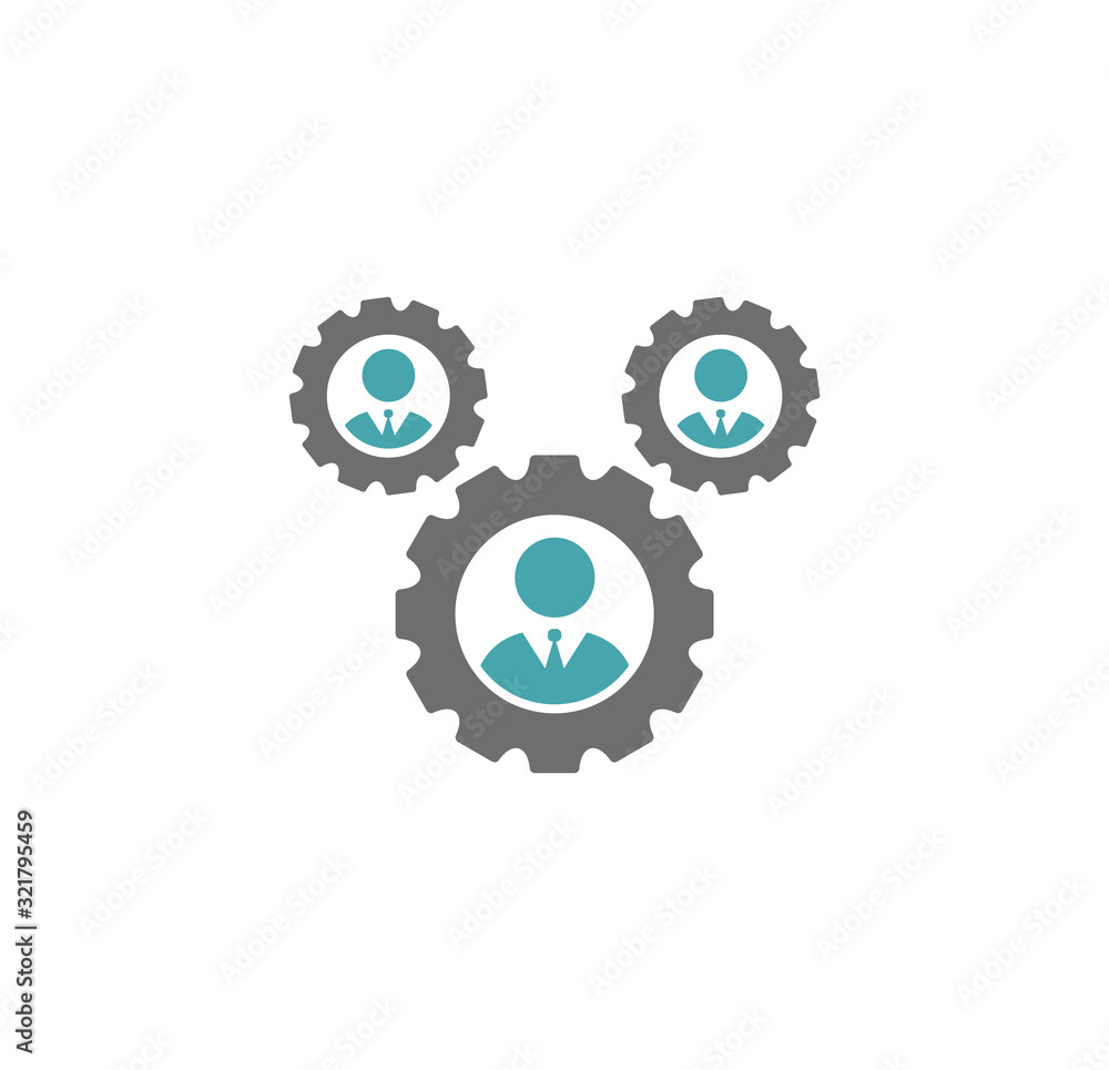 Gear icon on background for graphic and web design. Creative illustration concept symbol for web or mobile app Gear icon on background for graphic and web design. Creative illustration concept symbol for web or mobile app