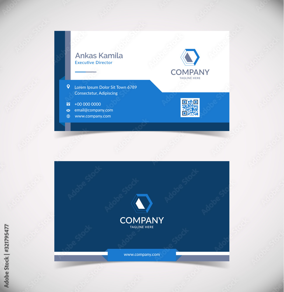 Modern Geometric Business Card Template Modern Geometric Business Card Template