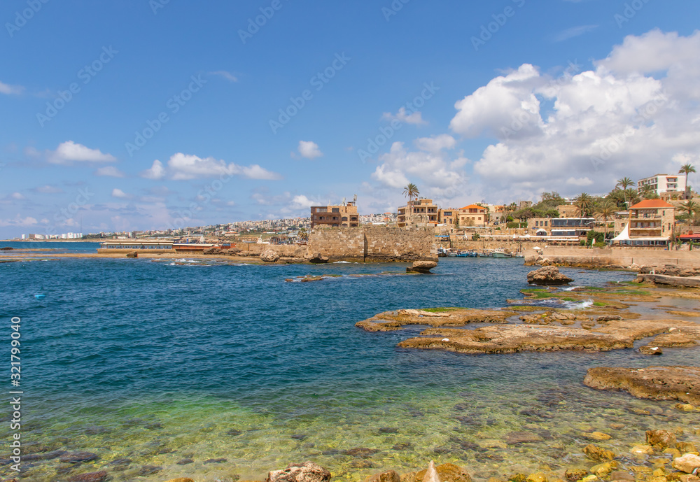 Byblos, Lebanon - one of the oldest continuously inhabited cities in the world, and UNESCO World Heritage Site, the Old Town of Byblos displays a wonderful harbour, once used by Romans and Phoenicians