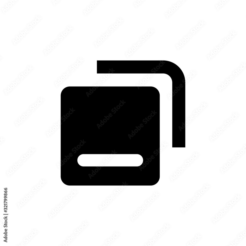 restore down icon design logo template EPS 10 restore down icon design logo template EPS 10