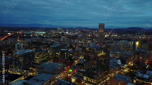 Wallpaper Mural Portland Oregon aerial drone shot Torontodigital.ca
