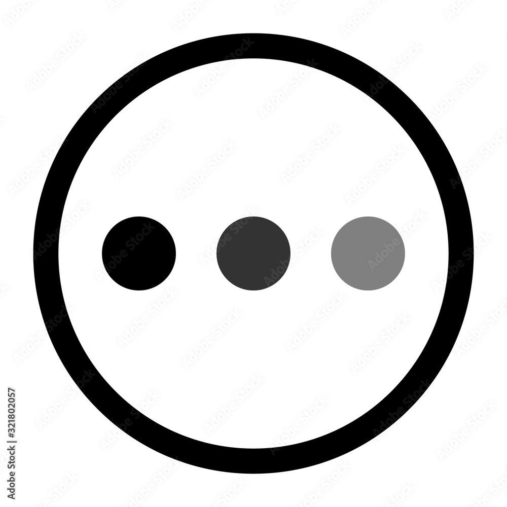 MORE icon, vector symbol isolated on white background for app, mobile, web etc. design MORE icon, vector symbol isolated on white background for app, mobile, web etc. design