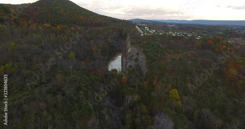 Aerial Over Bellefonte Quarry Reservoir photo