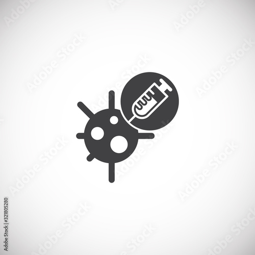 Medical technologies related icon on background for graphic and web design. Creative illustration concept symbol for web or mobile app