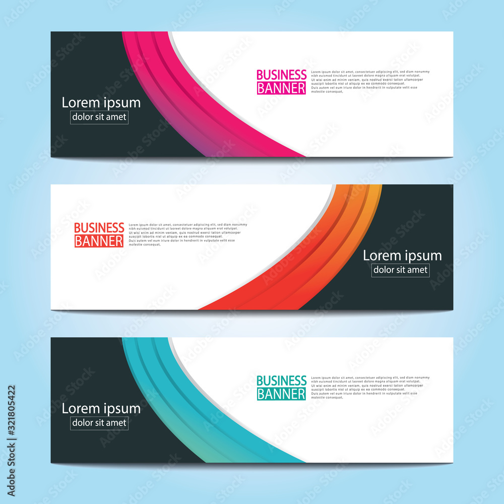 Vector abstract design web banner template. Web Design Elements - Header Design. Abstract geometric web banner template on grey background.Modern banner. Vector abstract design web banner template. Web Design Elements - Header Design. Abstract geometric web banner template on grey background.Modern banner.
