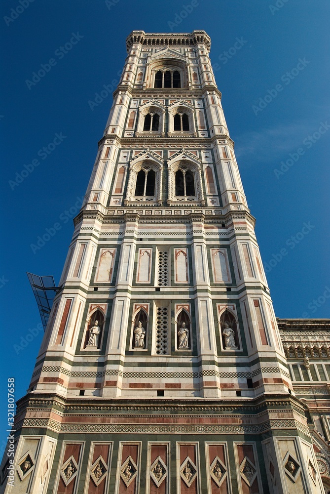 tower of the cathedral in florence italy tower of the cathedral in florence italy