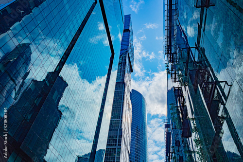 Complex of skyscrapers in t...