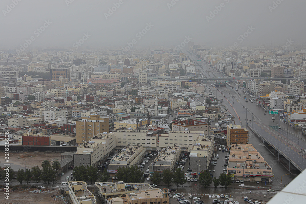cityscape of jeddah city, Saudi Arabia