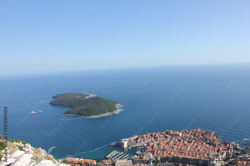 dubrovnik port panorama