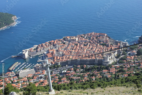 Obraz na płótnie dubrovnik port w salonie