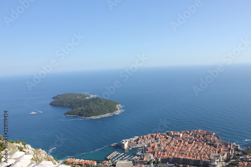 Obraz na płótnie dubrovnik port panorama w salonie