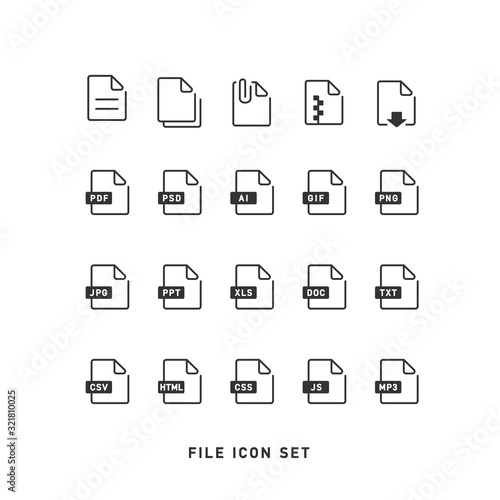 FILE ICON SET