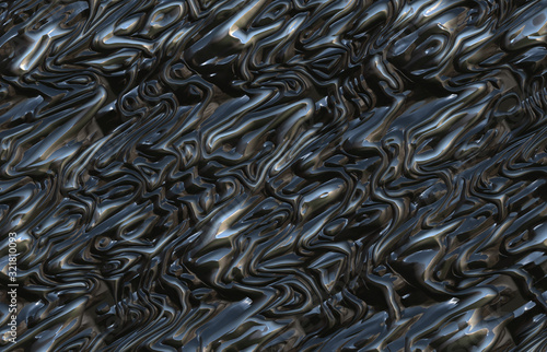 dark abstract scifi alien metal