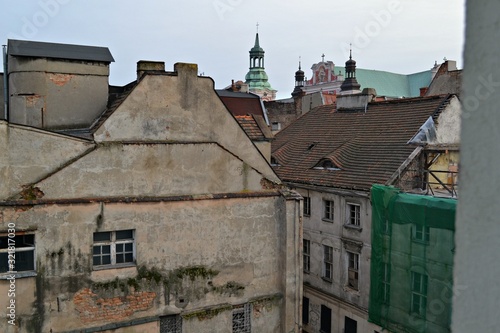  Stare miasto, Poznań, dachy kamienic 