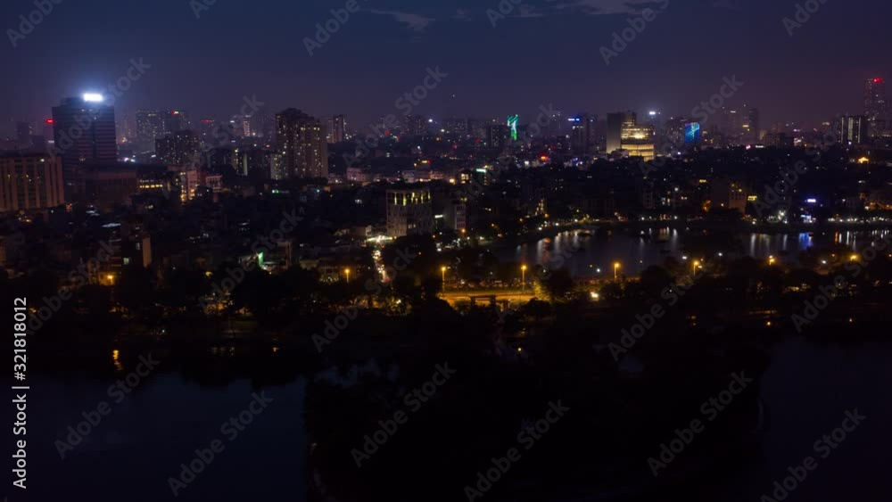 Aerial Vietnam Time Lapse Hanoi Downtown Night September 2019 4K Aerial time lapse video of downtown Hanoi, Vietnam on a beautiful evening night. Aerial Vietnam Time Lapse Hanoi Downtown Night September 2019 4K Aerial time lapse video of downtown Hanoi, Vietnam on a beautiful evening night.