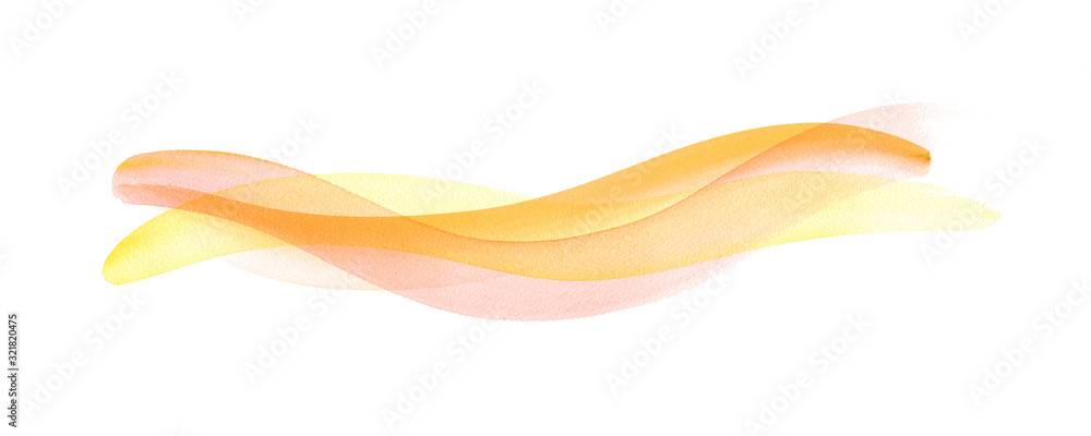 暖かい風の抽象イメージ 水彩イラスト Stock Illustration Adobe Stock