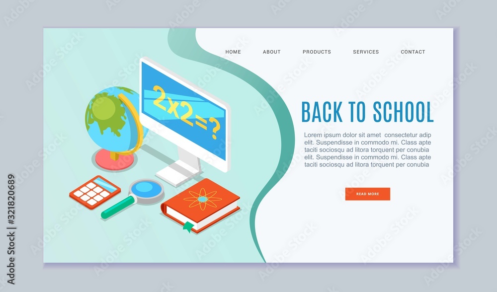 School and college online learning modern education vector website illustration template. Flat design concepts of education and online learning with monitor, globe and books. Back to school. School and college online learning modern education vector website illustration template. Flat design concepts of education and online learning with monitor, globe and books. Back to school.