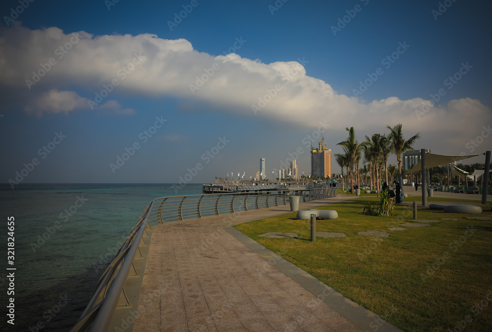 In Corniche, Jeddah City