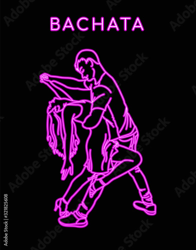 Guy and girl dance latina © shvaista