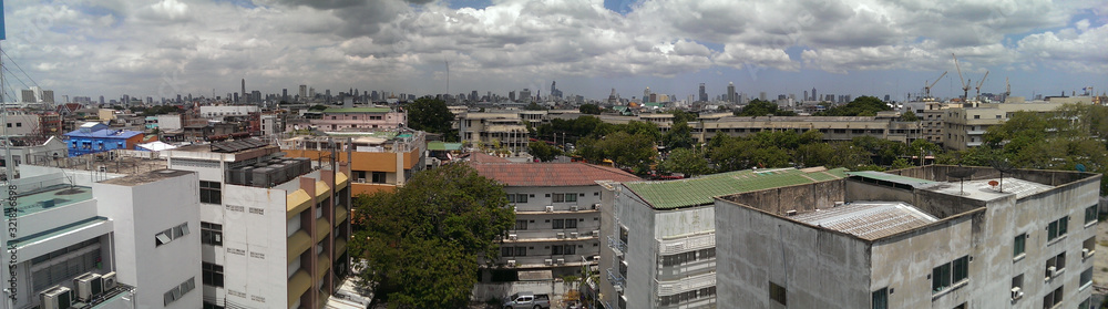 The panoramic Cityscape of Bangkok The panoramic Cityscape of Bangkok