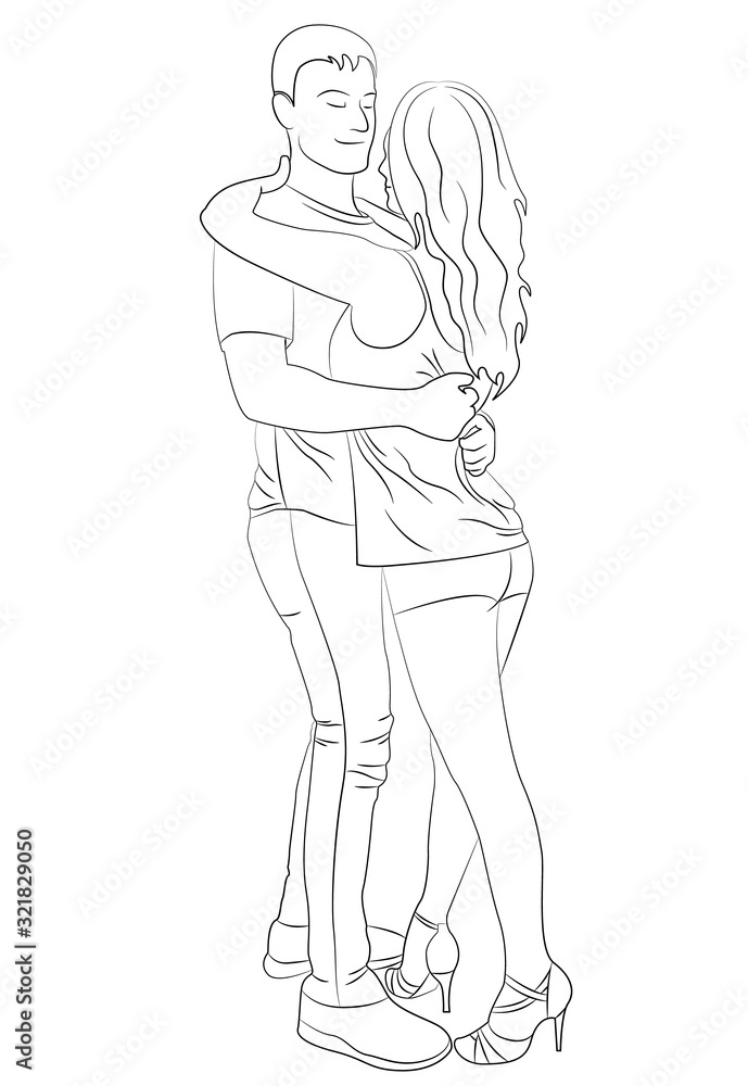 Contour guy and girl dance kizomba Contour guy and girl dance kizomba