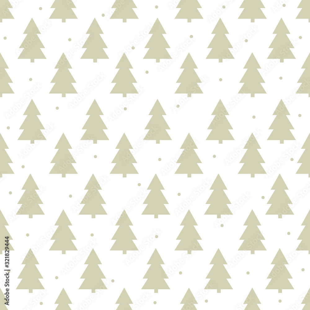 Christmas tree seamless pattern background. Christmas tree seamless pattern background.