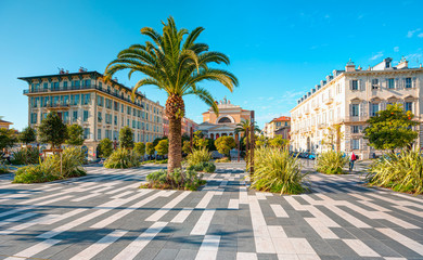 Fotobehang Nice Kerk Saint Jean-Baptiste in Nice  © muratart