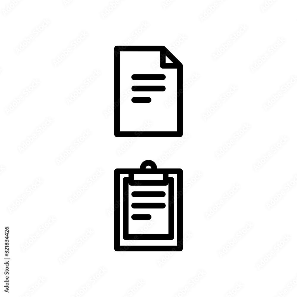 Document work file office Icon. Business Icon Set Vector Logo Symbol Document work file office Icon. Business Icon Set Vector Logo Symbol