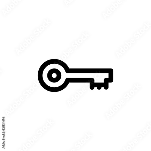 Key, Lock, Security Icon. Business Icon Set Vector Logo Symbol © warunkicon