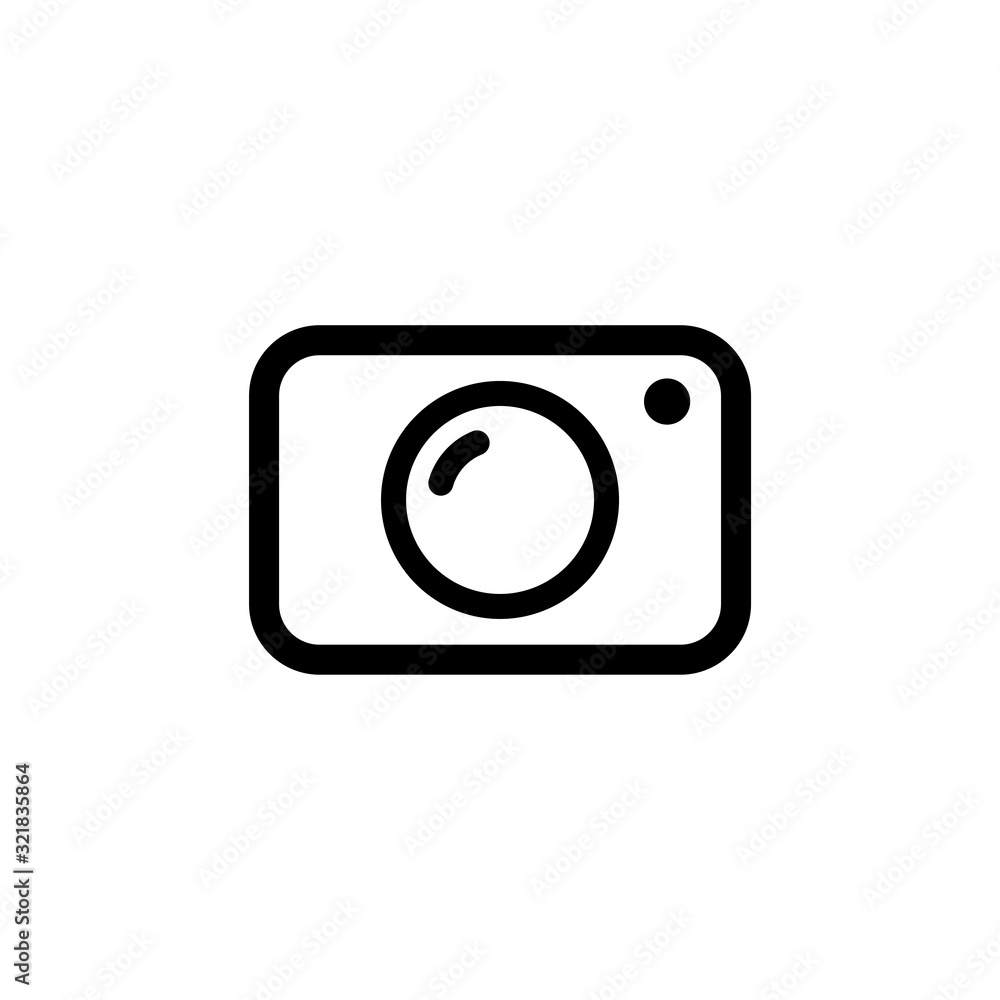 Cute Camera Icon Vector Design Template Cute Camera Icon Vector Design Template