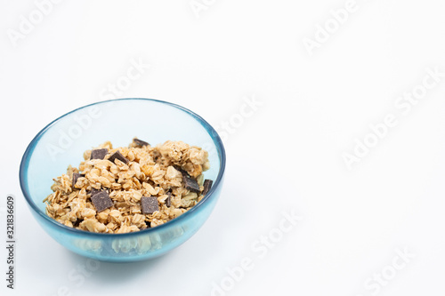 Cereal bowl of muesli
