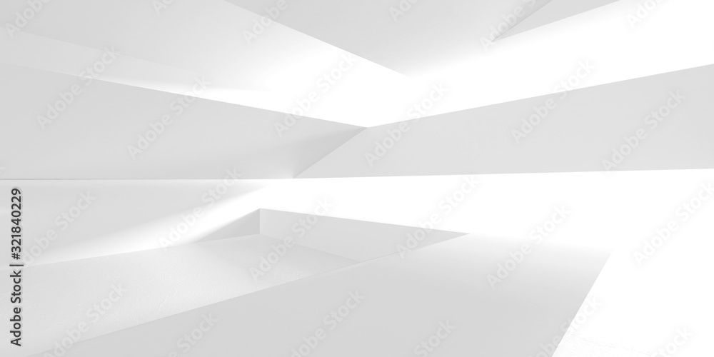 Futuristic White Architecture Design Background Futuristic White Architecture Design Background
